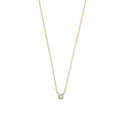 Clea Moissanite Necklace featuring a stunning, sparkling moissanite pendant set in a sleek, elegant design, perfect for adding a touch of timeless - 2