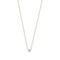 Clea Moissanite Necklace featuring a stunning, sparkling moissanite pendant set in a sleek, elegant design, perfect for adding a touch of timeless - 4