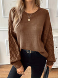 Trellis | Diamond Knit Pullover