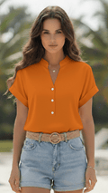 Isabelle | Button-Front Blouse