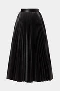 Penny Faux Leather Skirt | Comfortable Above Knee Design