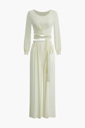 Silvia | Top And Pants Set