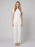 Abbi work pants white