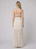 Adele | Maxi Dress Lightweight Two-Piece Halter Top Set for Women