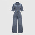 Aero Denim Jumpsuit | Cotton-Blend, Durable Design