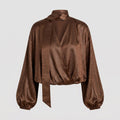 Alexia | Satin Long-Sleeve