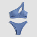 Anne Front Bikini Set blue