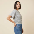 Arden Drape Tee gray