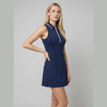 Aurora | Sleeveless Zip Polo Dress