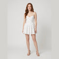 Ava | Mini Dress Lightweight Floral Print, Adjustable Straps