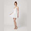 Ava | Mini Dress Lightweight Floral Print, Adjustable Straps
