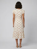 Ava | Polkadot Midi Dress Lightweight, Flattering Summer Dress for Women