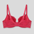 Azelie Push-Up Bra | Padded, Lace Trim, Adjustable Straps