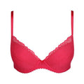 Azelie push-up bra raspberry front