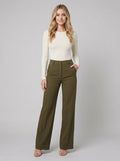 Beatrix wide trousers army green