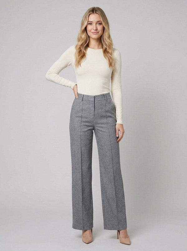 Beatrix wide trousers gray