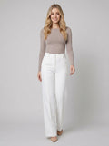 Beatrix wide trousers white