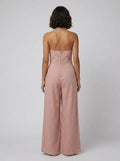 Bella | Jumpsuit Women Cotton-Linen Blend, Bohemian Style, Regular Fit