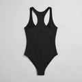 Bella | Deep-V Neck Bodysuit Soft Stretch Fabric, Body-Hugging Fit
