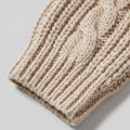 Bella | Women's Knit Set Cold-Shoulder Turtleneck, Wide-Leg Pants, Knitted Loungewear