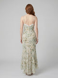 Bella | Maxi Dress Floral Chiffon, Lace-Trim Summer Dresses for Women