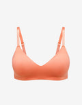 Bella Wireless Bra apricot front