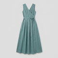 Bora | Maxi Dress Versatile Linen, Teal Blue Summer Dress