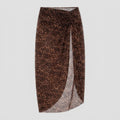 Breeze mesh sarong leopard flat-lay