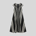 Breezy | Maxi Dress Ethnic Print, Ankle-Length, Short Sleeve