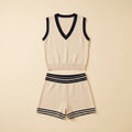 Breezy | Sports Set Soft Knit, Sleeveless Top and Shorts