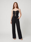 Brianna lace-up set black