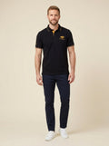 Brix Mens Polo Shirt | Embroidered, Contrast Trim