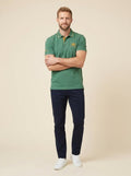 Brix Mens Polo Shirt | Embroidered, Contrast Trim