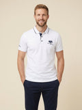 Brix Mens Polo Shirt | Embroidered, Contrast Trim