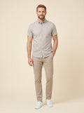 Caden Casual Shirt | Cotton Twill, Short Sleeve, Button Down Collar