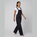 Cali denim overalls black