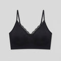 Cleo Crossover Bra black lace front