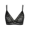 Cleo Wireless Bralette animal lace black front