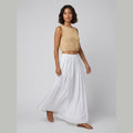 Coco crop tank apricot