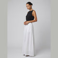 Coco crop tank black