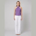 Cora Crisscross Tank purple