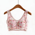 Cora floral bra pink