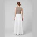 Cora | Maxi Skirt 100% Cotton, High Waist Long Skirt for Women
