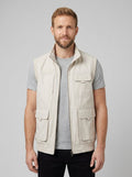 Crispin | Sleeveless Vest With Multi Pocket