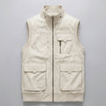 Crispin | Sleeveless Vest With Multi Pocket