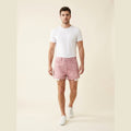 Dapper denim shorts pink