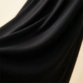 Dara | Women's Dress Draped Front, Midi Length, Side Slit