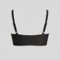 Dazzle Bandeau Swim Top | Metallic Lurex Fabric, Adjustable Straps