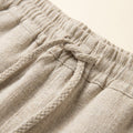 Dazzle | Linen Pants Women Relaxed Fit, White Ankle Length