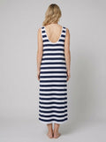 Dewey | Maxi Dress Nautical Stripe, Jersey Fabric for Summer
